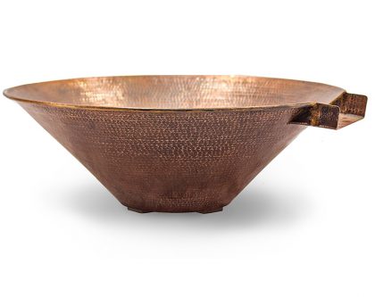 Cone Copper Fire & Water Bowl